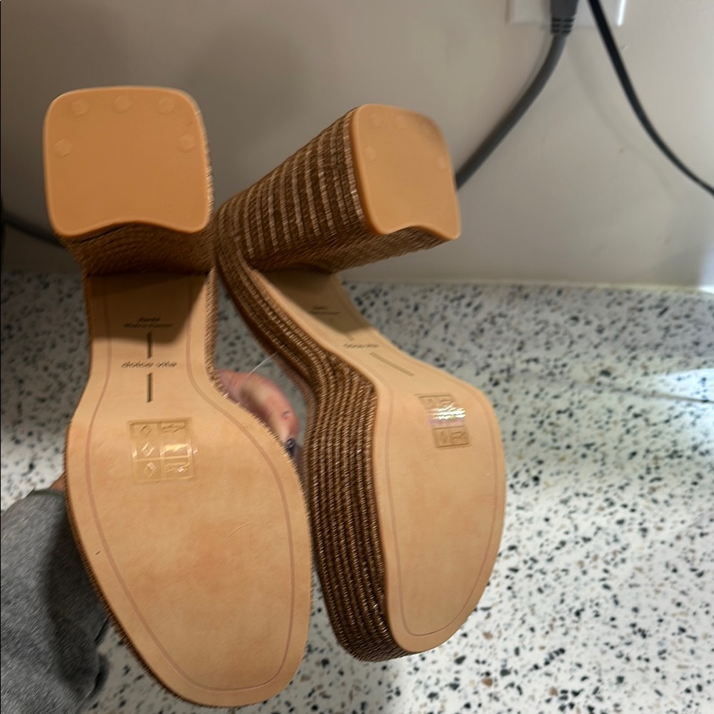 Dolce vita Clear Strap Platform Heels - Picture 4 of 4